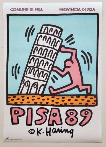 Keith Haring - PISA 89 - Jaren 1980