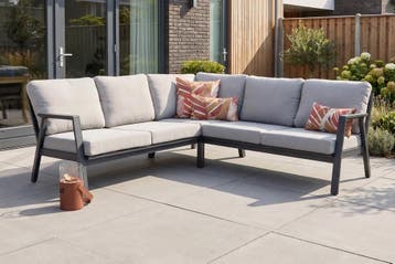 Viento hoekbank - Royal Grey, Verzenden, Nieuw, Overige materialen, Loungeset