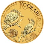 Gouden Kookaburra 1/10 oz 2023 (15.000 Oplage), Verzenden, Losse munt, Goud