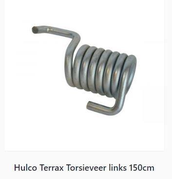 Terrax veer Hulco Terrax torsieveer links 150cm, Ophalen of Verzenden, Nieuw