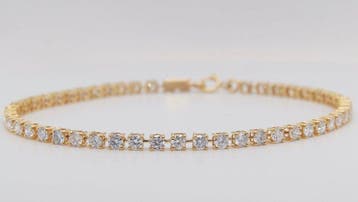 Zonder minimumprijs - Armband - 14 karaat Geel goud -, Nieuw