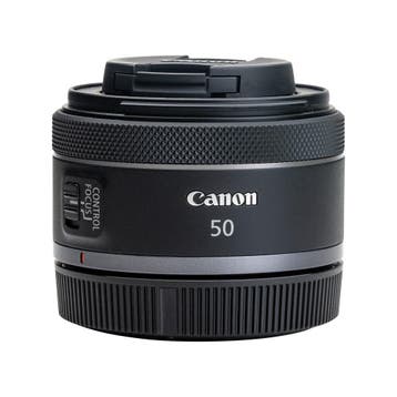 Canon RF 50mm f/1.8 STM met garantie, Ophalen of Verzenden, Gebruikt