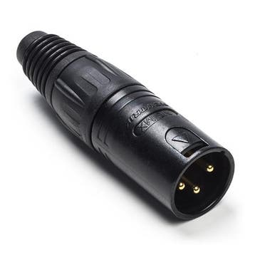 XLR connector | M | Neutrik | 3-pin, Verzenden, Nieuw