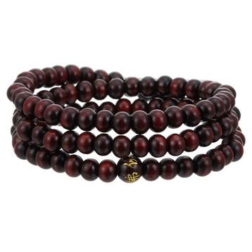 Fako Bijoux - Buddha Armband - Sandelhout - Classic - 6mm -, Verzenden, Nieuw