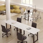 Zit sta bureau - Elektrisch - Verstelbaar - Bureauframe - Zw, Verzenden, Zo goed als nieuw