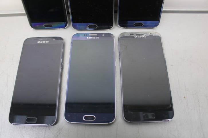 6x Samsung Smartphone, Telecommunicatie, Mobiele telefoons | Toebehoren en Onderdelen