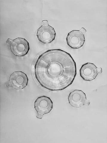 Val Saint Lambert - Schaal (9) - Eclat - Glas -, Antiek en Kunst, Antiek | Glas en Kristal