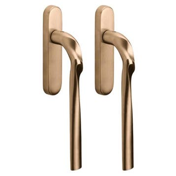 Hef/schuifdeurbeslag ELEEZ ZH230PA blind PVD licht brons, Verzenden, Nieuw