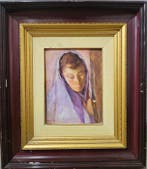 Antonio Bresciani (1902 - 1998) - Il velo (a tergo uno