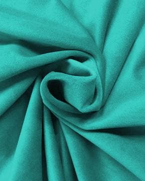 Elegance Fluweel Aqua, Hobby en Vrije tijd, Stoffen en Lappen, Blauw, Nieuw
