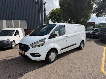 Ford Transit Custom 2.0 TDCI L2H1 Trend / 69Dkm / Camera / S, Stof, Gebruikt, Wit, Dealer onderhouden