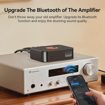Bluetooth 6.0 Audio Ontvanger met Microfoon - Draadloze AUX, Verzenden, Nieuw