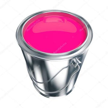 Alkyd Zijdeglans - Knal Roze - 1 liter (Terpentinebasis), Doe-het-zelf en Verbouw, Nieuw, Ophalen of Verzenden, Verf, Roze