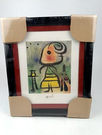 Fotolijst Zwarte Dubbele Lijst met Kunst 24 x 30 cm, Ophalen of Verzenden, Nieuw