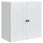 vidaXL Wandkast Wit 59 x 31 x 60 cm Bewerkt hout, Verzenden, Nieuw
