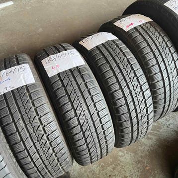 4 x Bridgestone Blizzak 185-60-15 Winterbanden 7,5mm, Gebruikt, 15 inch, Band(en), Personenwagen