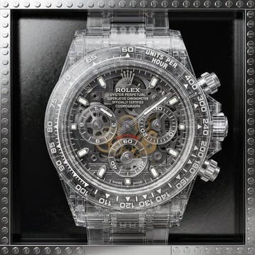 Artxlife - Lego Rolex Daytona Silver Transparency, Nieuw
