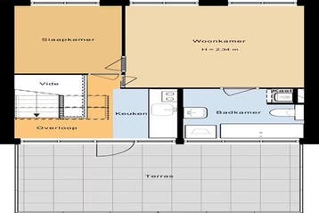 Appartement Vechtstraat in Amsterdam, Huizen en Kamers, Via bemiddelaar, Appartement, Amsterdam, Amsterdam