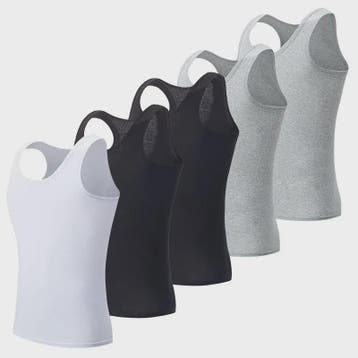 Heren Katoenen Tanktop - Comfortabele Fitness Vest met Ruime, Verzenden, Nieuw