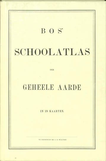 Bos Schoolatlas der gehele Aarde - P.R. Bos 9789001120986, Boeken, Verzenden, Zo goed als nieuw, P.R. Bos