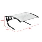 Garage voor robotmaaier carport grasmaaier 78x103x45,5 cm, Verzenden, Nieuw
