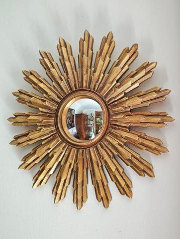Wandspiegel- Witchs Eye / Butler / Sunburst - Glas, Hars -