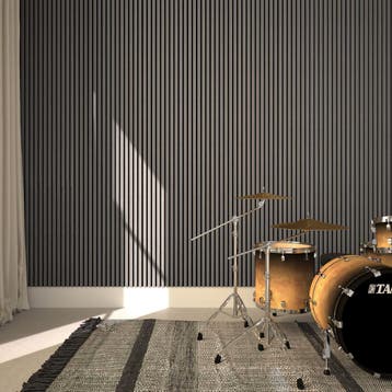 Akoestische panelen Sonic Wall II houtlook - lichtgrijze eik, Verzenden, Nieuw