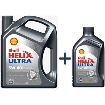Shell Aanbieding: Helix Ultra 5W40 6L = 5L + 1L, Verzenden, Nieuw