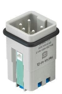 Harting Han 4A-M-QL Mannelijke Insteekconnector 4P+PE -, Verzenden, Nieuw, Overige typen