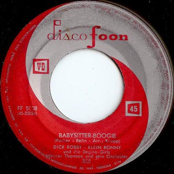 vinyl single 7 inch - Dick Robby - Babysitter-Boogie / Da..., Verzenden, Zo goed als nieuw, 7 inch, Pop