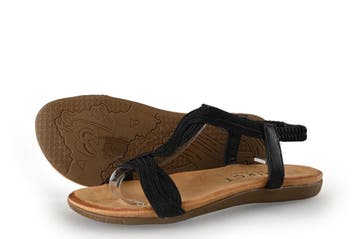 DSTRCT Sandalen in maat 38 Zwart, Verzenden, Zwart, DSTRCT, Sandalen of Muiltjes