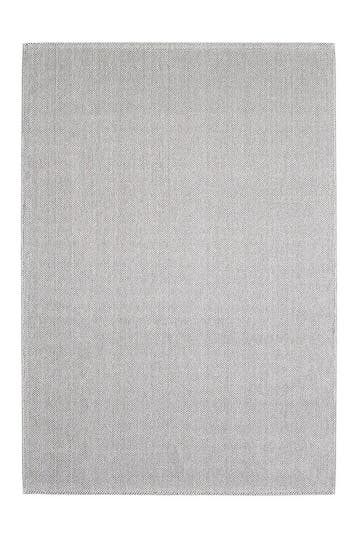 Laagpolig Vloerkleed | Loom | Uni | Zilver | 140x200 cm, Verzenden, Nieuw