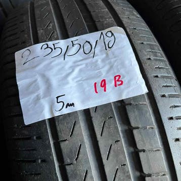 2 x Pirelli Scorpion Verde 235-50-19 Zomerbanden 5mm, 19 inch, Gebruikt, Ophalen of Verzenden, 235 mm