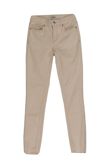 Only Broek Meisjes in maat XS Beige, Verzenden, Zo goed als nieuw, Only, Jongen of Meisje