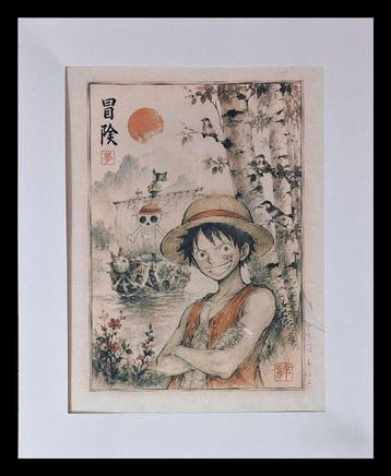 Emma Wildfang - „Monkey D. Luffy“ - Series - Anime Ukiyo –, Nieuw