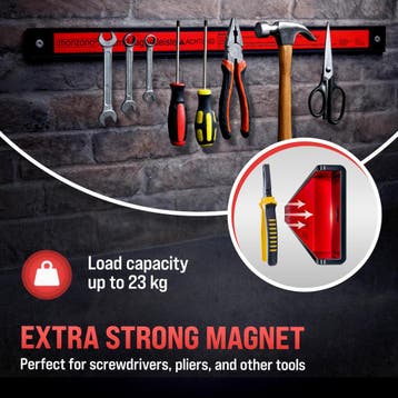 Magnetische Gereedschapshouder 6 stuks 45cm (Voor in Huis), Verzenden, Nieuw
