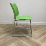 Casala Curvy stoel / stapelstoel,  groen, Ophalen of Verzenden, Gebruikt, Stof, Eén