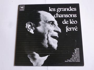 Leo Ferre - Les grandes Chansons de Leo Ferre (CBS) LP, Cd's en Dvd's, Ophalen of Verzenden, Zo goed als nieuw