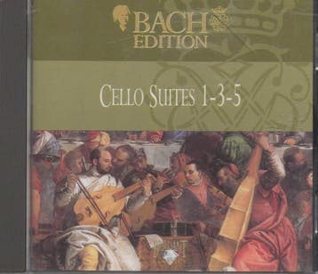 Robert Cohen, Johann Sebastian Bach - Cello Suites, 1-3-5, Ophalen of Verzenden, Gebruikt
