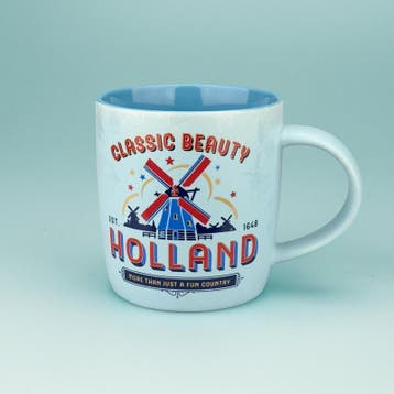 Beker classic beauty Holland - blauw, Ophalen of Verzenden, Nieuw