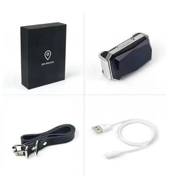 GPS Huisdier Tracker – Waterdichte Locator metHalsband en Ap, Verzenden, Nieuw