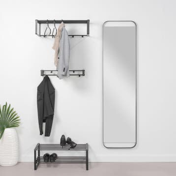 Spinder Design Rex Mirror L spiegel 175x46cm - zwart, Verzenden, Nieuw