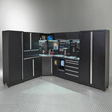 Datona Werkplaatsinrichting PREMIUM met RVS werkblad 560 cm, Ophalen of Verzenden, Nieuw