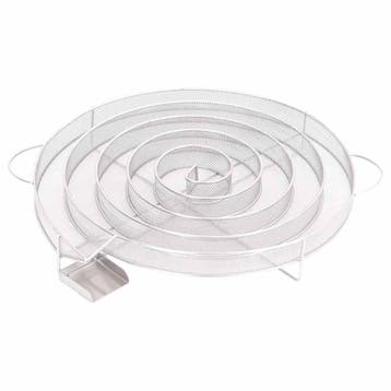 vidaXL Rookgenerator koud rond 33,5 cm roestvrij staal, Tuin en Terras, Barbecue-accessoires, Verzenden, Nieuw
