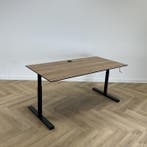 Eromes  slingerbureau 160x80 cm, havanna - antraciet, Ophalen of Verzenden, Gebruikt