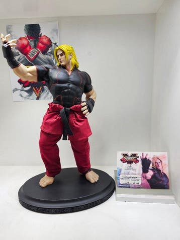 Video game figuur Street Fighter 5 Ken Masters 1:4 Scale, Nieuw