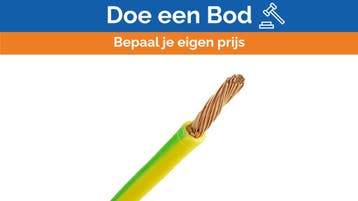 Bieden: Eupen Earth Wire Vobst Electrical Wire 2.5mm Yellow, Watersport en Boten, Ophalen of Verzenden, Nieuw, Kabel of Apparatuur
