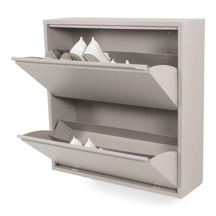 Spinder Design Billy 2 schoenenkast - silky taupe, Huis en Inrichting, Kasten | Schoenenkasten, Nieuw, Verzenden