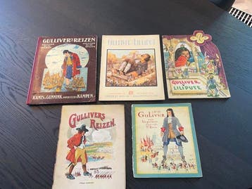 Jonathan Swift - Five foreign editions of Gullivers