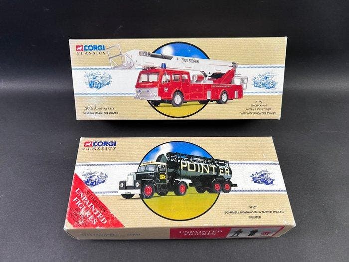 Corgi - Model bestelwagen (2) - Hydraulic Platform West, Hobby en Vrije tijd, Modelauto's | 1:5 tot 1:12